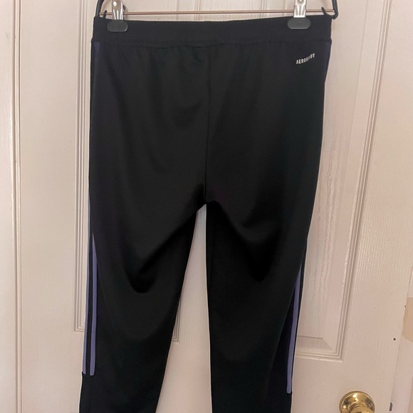 Adidas black with light blue strips. - Picture 2 of 11